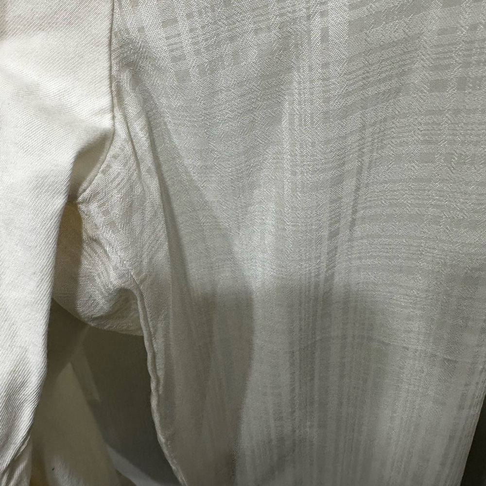 J. Crew Cream Ruffle Blouse - Picture 7 of 10